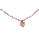 Retro Double Layer Women Necklace Pendant Necklace Clavicle Chain Pearl Choker