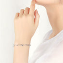 Double Star Bracelet Fashion Jewellery Adjustable Chain for Women Girls Gift