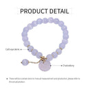 Beaded Bracelet Women Peace Buckle Lotus Pendant Beads Bracelet Hand Jewelry