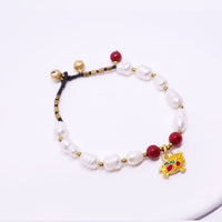 Aniaml Pearl Handmade Bracelet RedStone Sky Bead Fashion Round Bead Bracelet