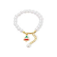 Faux Pearl Bracelet for Women Christmas Gift Adjustable Fashion Jewellery