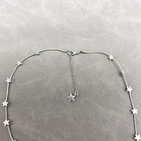 Girls Jewelry Necklace Star Titanium Steel Necklace Women Snake Bone Necklace