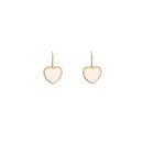 Stylish Milk White Earrings for Women Fashionable Simple Ear Studs and Hooks