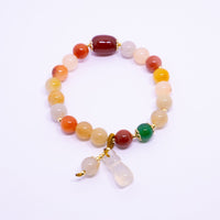 Retro Chinese Style Gourd and Peanut Bracelet for Women Fashion Jewelry Gift