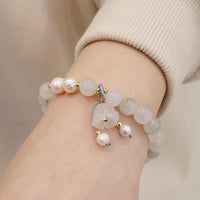 Natural Crystal Bracelet New Chinese Style Temperament Convallaria Jewelry Gift