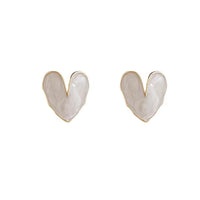 Golden Pearl Stud Earrings For Women Wedding Jewelry Perfect Gift High Style