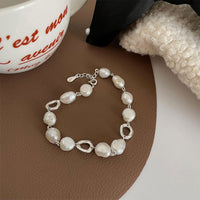 Elegant Natural Freshwater Pearl Bracelet for Women Classic Handcrafted Jewelry