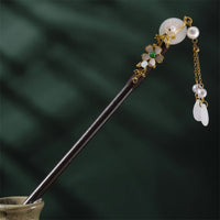 Traditional Chinese Style Moon Fringe Hairpin Women Hanfu Hair Accessories