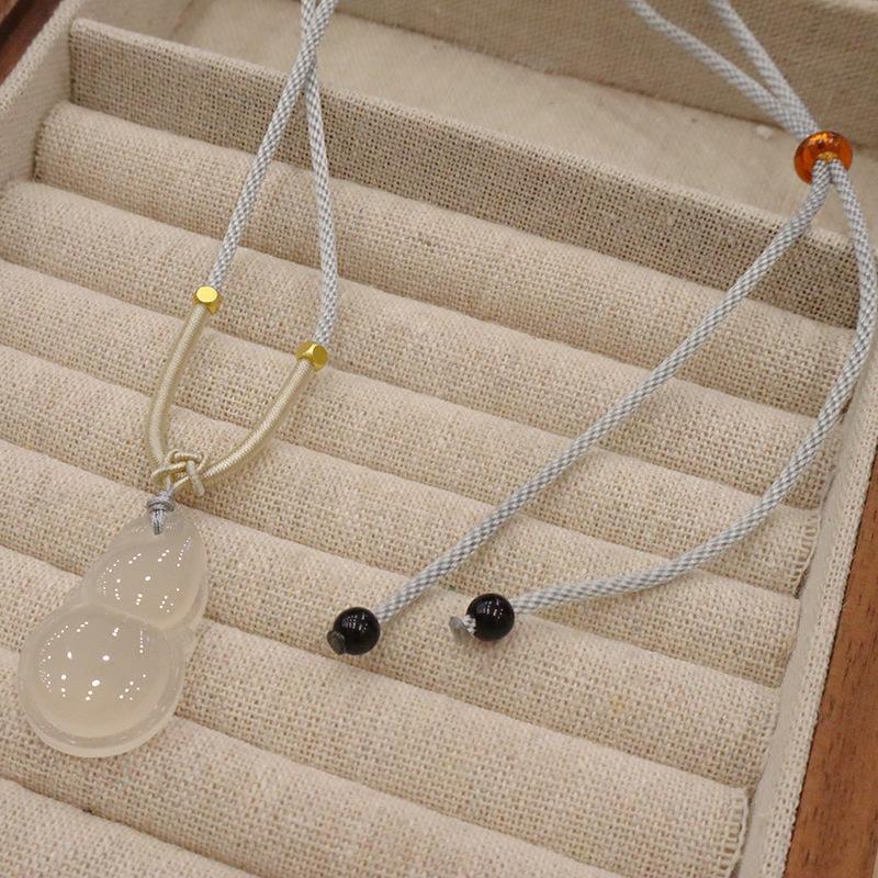 New Chinese Style Gourd Pendant Necklace Safe Buckle Fashion Jewelry Gift