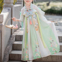 Beautiful Girls' Tang Dynasty Clothes Dress