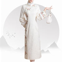 New Chinese Style Thickened Winter Cheongsam