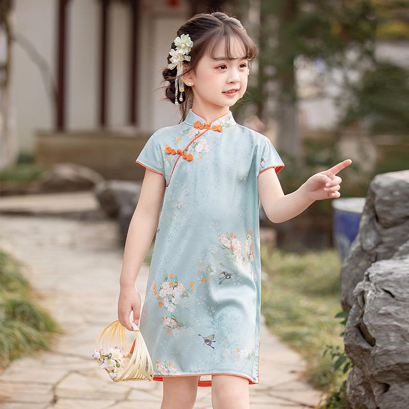 'Fragrant' Girl's Chinese Qipao Dress