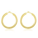 Classic Round Hoop Earrings