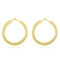 Classic Round Hoop Earrings