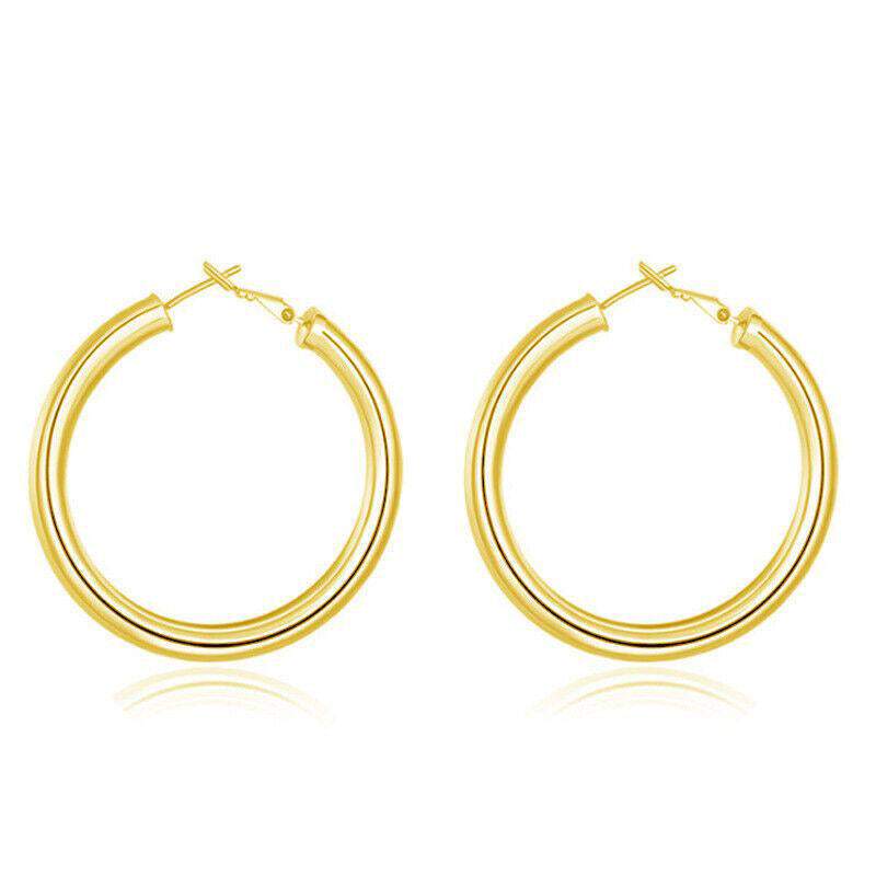 Classic Round Hoop Earrings