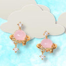 Pink Dainty Earrings