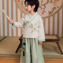 Boys Hanfu Two Piece Set Traditional Chinese Outfit