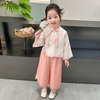 Girls Hanfu Two-Piece Set Traditional Chinese Fashion