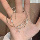 Women Fishtail Bracelet Chain Twisted Cuff Bracelet Bangle Adjustable Bracelets