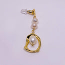 Long Natural Freshwater Pearl Earrings Elegant Women High-End Jewelry Gift