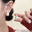 High-End Geometric Cotton Earrings Simple Versatile Fashion Niche Design Jewelry