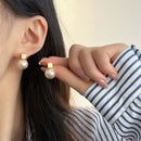 High-End Geometric Cotton Earrings Simple Versatile Fashion Niche Design Jewelry