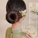 Chinese Style Lily of the Valley Fringe Hairpin Hanfu Headdress Accessories