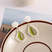 Long Dangle Earrings Fresh Sweet Style Fashion Jewelry For Young Women Gift