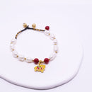 Aniaml Pearl Handmade Bracelet RedStone Sky Bead Fashion Round Bead Bracelet