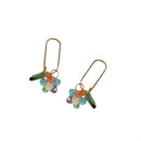 Elegant Fashion Colorful Ball Drop Earrings for Women Girls Party Jewelry Gift