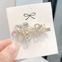 Pearl Flash Imitation Diamond Hairpin