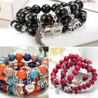 Bohemian Multilayer Beaded Bracelets