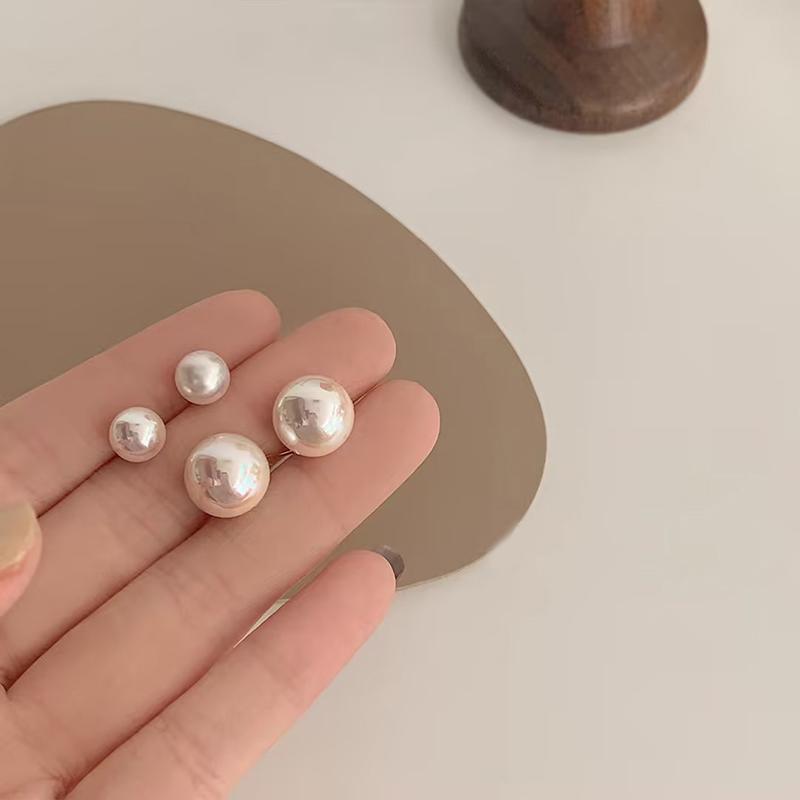 High-Grade Pearl Earrings for Women Stylish Jewelry Gift Classy Accessories