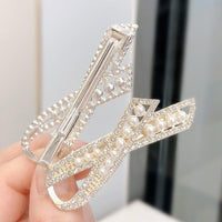 Pearl Flash Imitation Diamond Hairpin