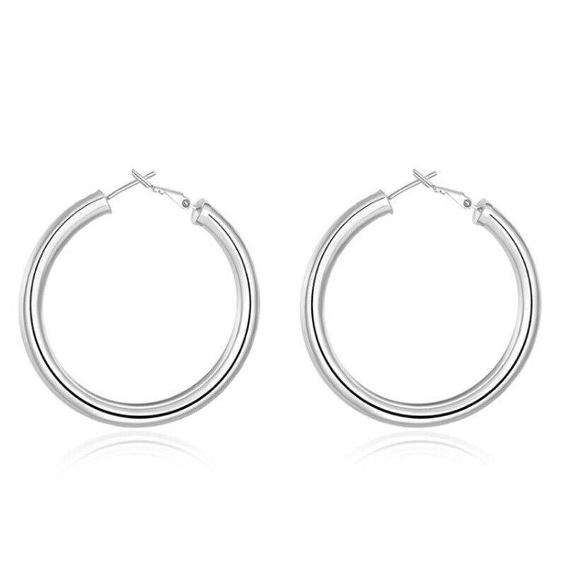 Classic Round Hoop Earrings