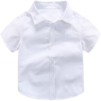  Classic White Summer Shirts for Kids - Perfect School Uniform