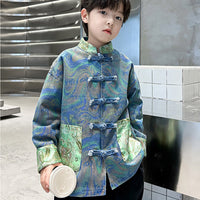 Boys Chinese Jacket Traditional Hanfu Coat