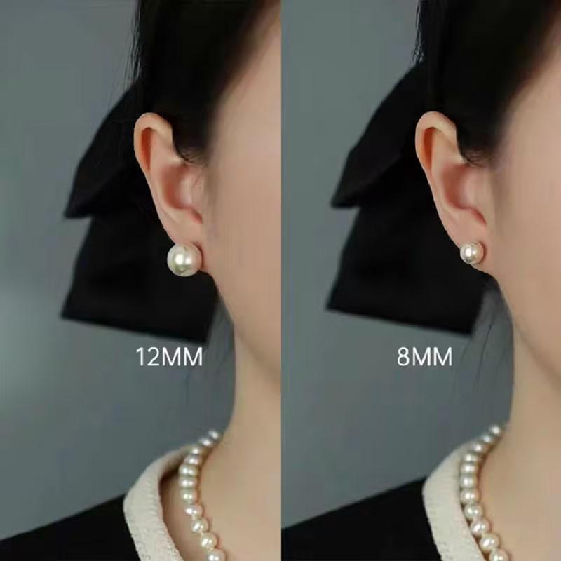 High-Grade Pearl Earrings for Women Stylish Jewelry Gift Classy Accessories