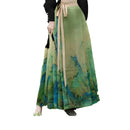 Women's Jiangshan Scenic Print Horsehair Skirt Set