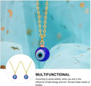 Blue Demon Eyes Pendant Necklace