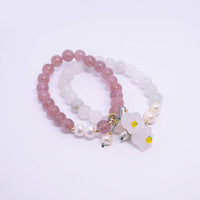 Natural Crystal Bracelet New Chinese Style Temperament Convallaria Jewelry Gift