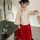 Girls Two-Piece Hanfu New Year Dress