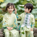 Girl's Traditional Chinese Spring Meadow Hanfu