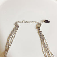 Hollow Imitation Pearl Fringe Multi Layer Necklace Fashion Jewellery Women