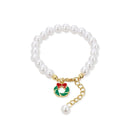 Faux Pearl Bracelet for Women Christmas Gift Adjustable Fashion Jewellery