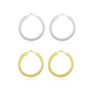 Classic Round Hoop Earrings