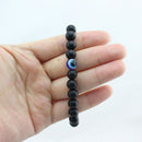 Turkish Black Greek Evil Eye Bracelet Cord