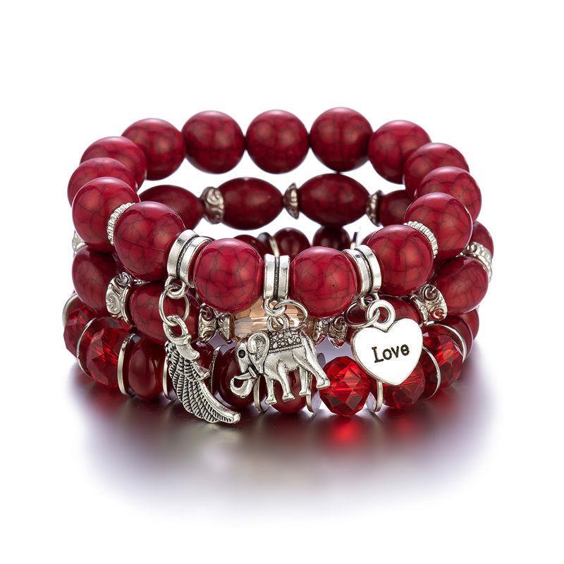 Bohemian Multilayer Beaded Bracelets