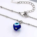 Blue Demon Eyes Pendant Necklace