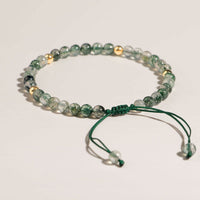 Luxurious Green Aquatic Agate Bracelet Natural Stone Jewelry Elegant Gift